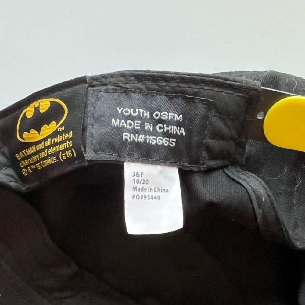 💸Batman Boys Baseball Hat Youth One Size Fits Most💸 - Picture 2 of 4